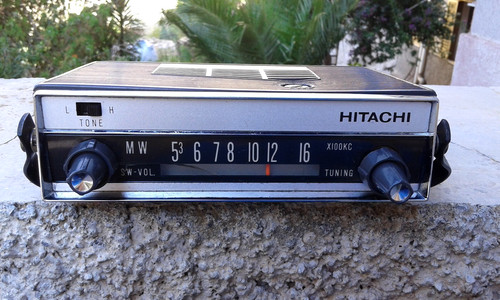 Autoradio epoca hitachi anni - autoradio, d'epoca