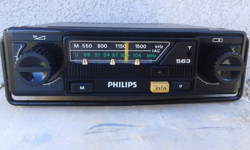 Autoradio epoca philips 563 - d'epoca,