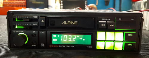 Autoradio epoca alpine anni - d'epoca,